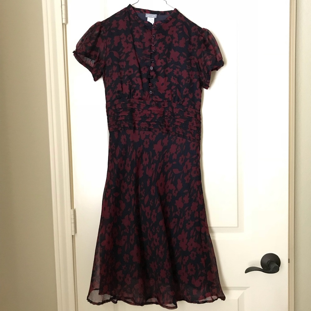 Delia*s chiffon floral dress